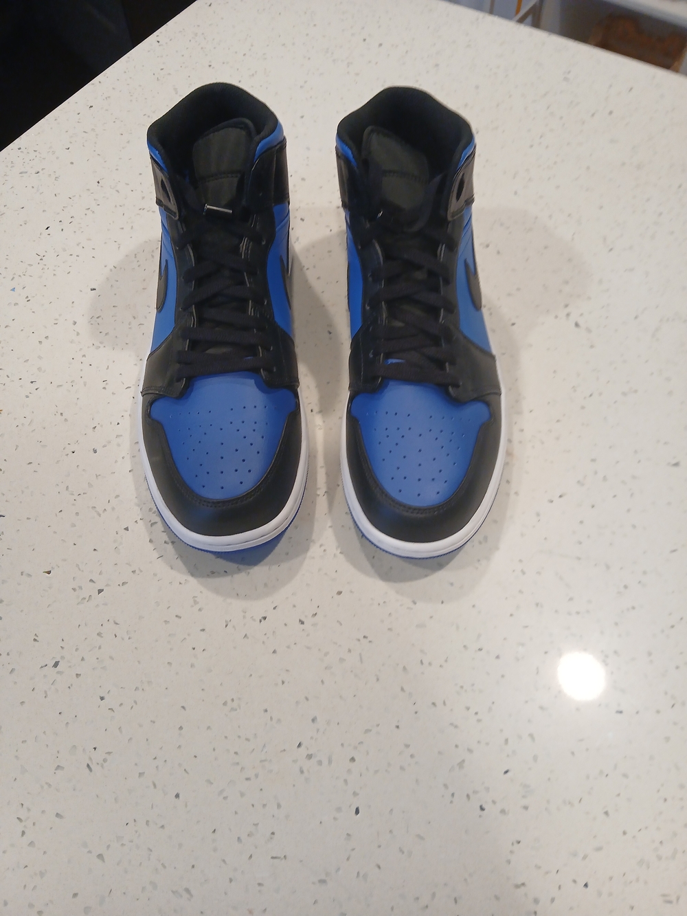 Size 11.5 - Air Jordan 1 Mid Black Royal Blue
